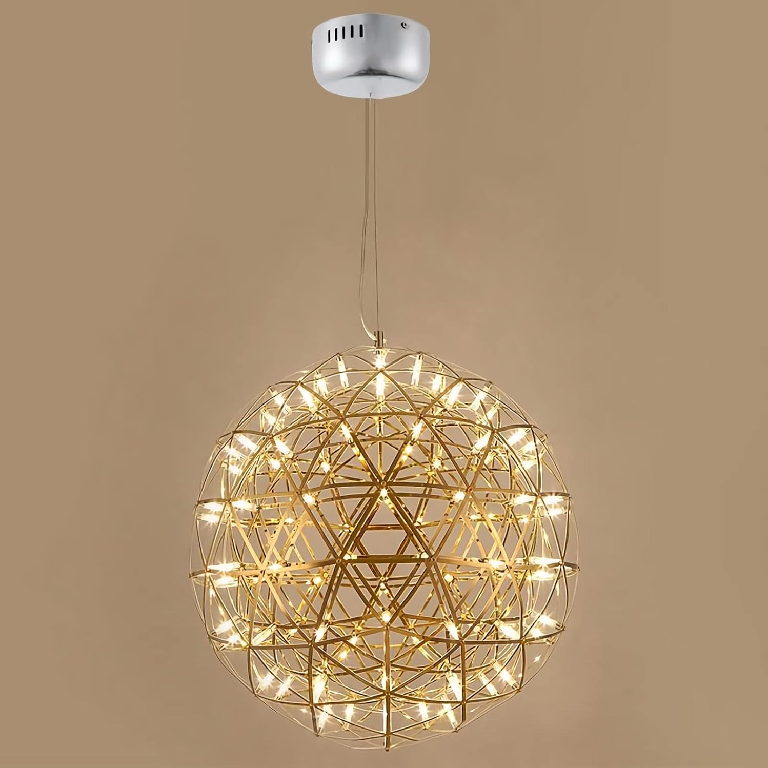 Modern Loft Spark Ball LED Pendant Light 600MM | 3200K Firework ...