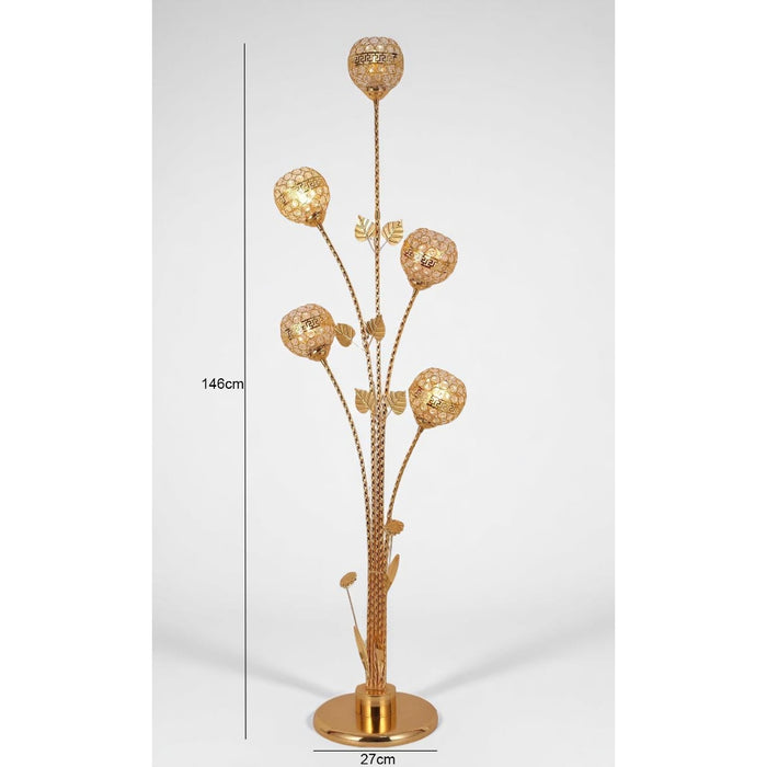 Modern Crystal Table Lamps Led Standing Light for Living Room Bedroom Home Decor Iron Art Bedside Reading Fixtures E27