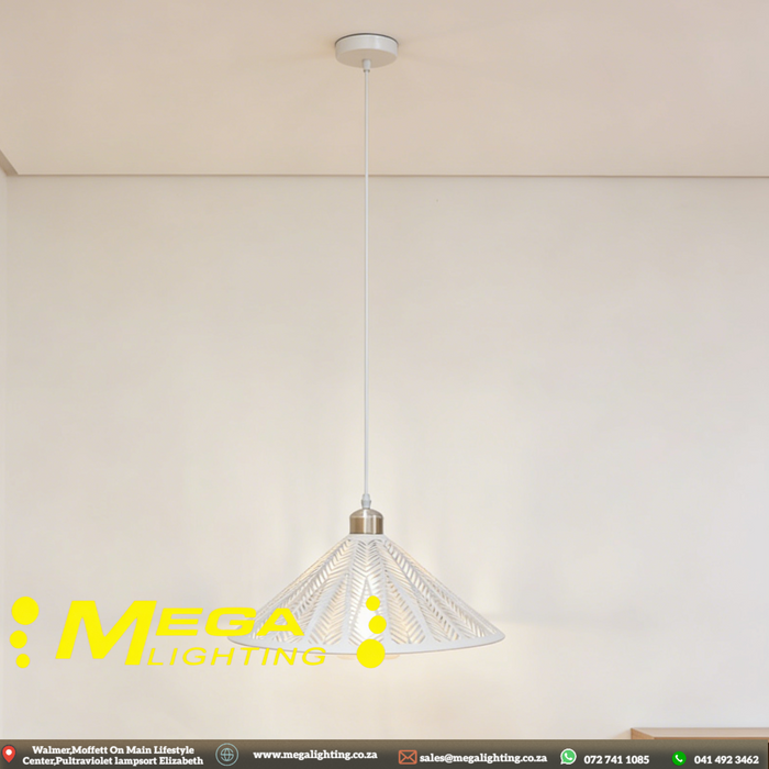 perforated-cone-metal-pendant-light-black-white-industrial-south-africa