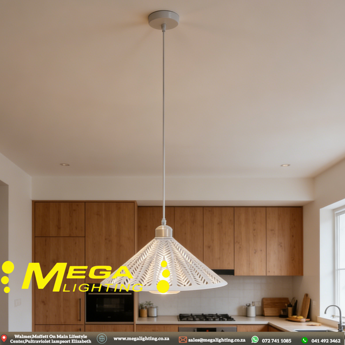 perforated-cone-metal-pendant-light-black-white-industrial-south-africa