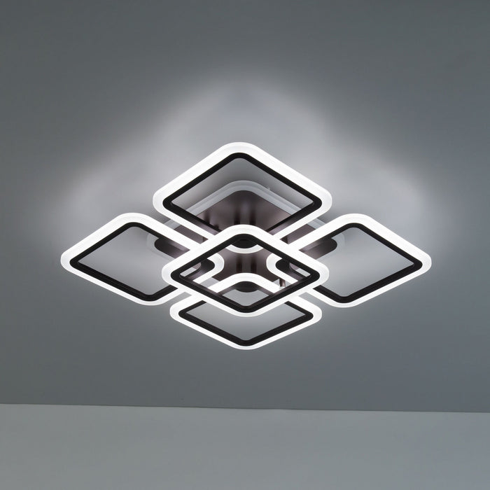 Flowered Light LED Chandelier Bright Postmodern Flower Shape Ceiling Lamp Indoor Nordic Modern Style Creative LED Celling Light