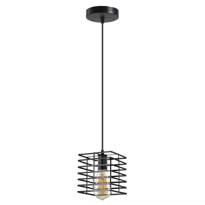 vintage-industrial-black-metal-wire-cage-ceiling-pendant-light-south-africa