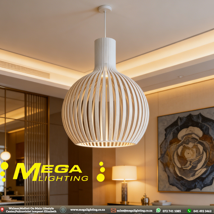 white-black-modern-metal-cage-pendant-light-38cm-kitchen-chandelier-mega-lighting-south-africa