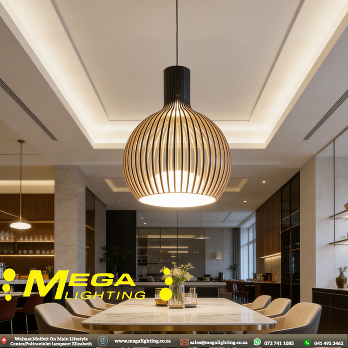white-black-modern-metal-cage-pendant-light-38cm-kitchen-chandelier-mega-lighting-south-africa