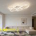 white-interlocking-dimmable-led-ceiling-light-3000k-6500k-flush-mount-chandelier-mega-lighting-south-africa