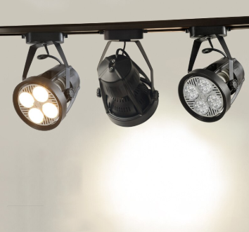 LED Track Light Fixture E27 40W Ceiling Rail Lamp Adjustable Spotlights Shop Showroom Clothing Store Lighting 110/220V