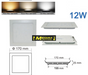 3W 6W 9W 12W 18W 24W LED downlight Square led panel light