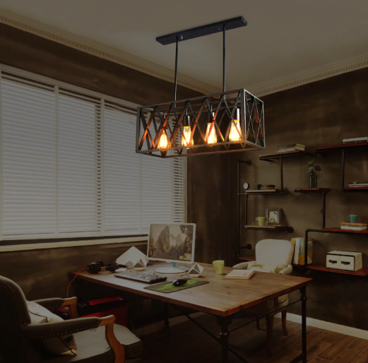 Retro loft metal cage hanging lighting lamp -Mega Lighting