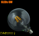 Led Filament Bulb G125 Big Global light bulb 4W 6W E27