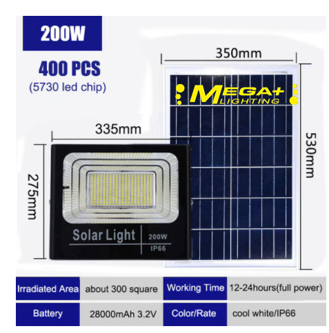 LED Solar Lights Outdoor Flood Lamp 25W 40W 60W