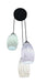 Glass hanging kitchen pendant light