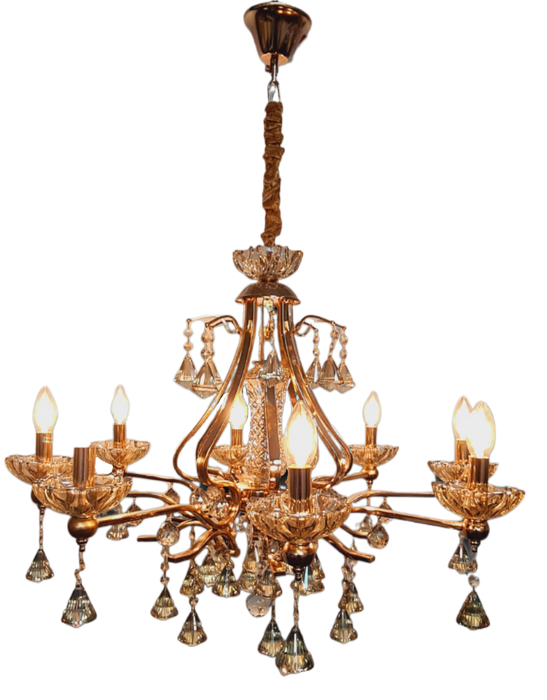 American country simple candle crystal chandelier light
