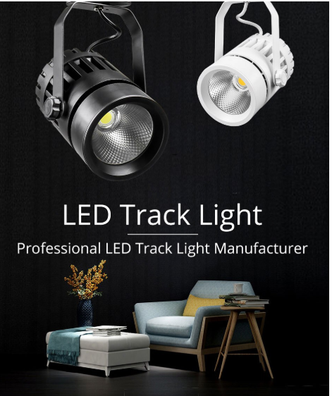 30W COB LED Track Light 220V Aluminum Fixtures