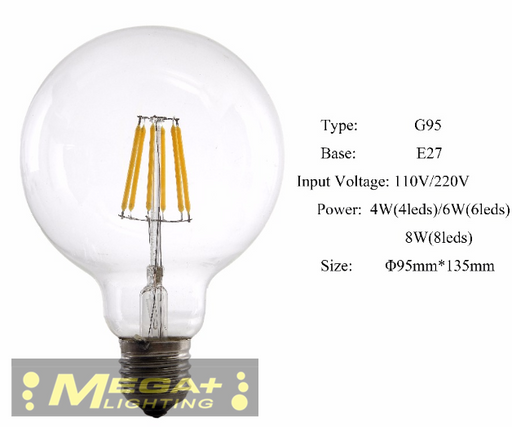 E27 220V Antique Vintage Retro Edison Light  4W LED Bulb