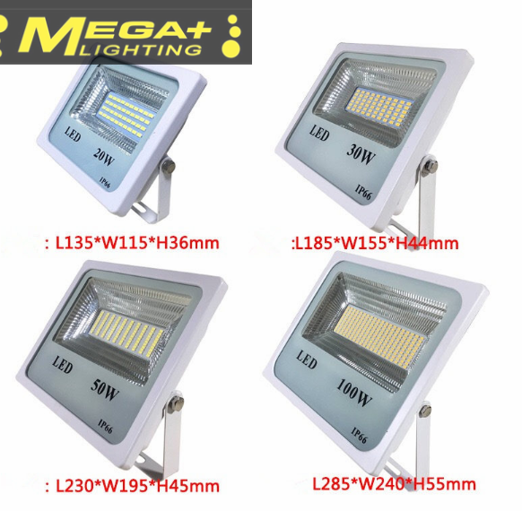 LED FloodLight 30W 50W 100W Reflector LED Flood Light Waterproof IP65.