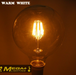 Led Filament Bulb G125 Big Global light bulb 4W 6W E27