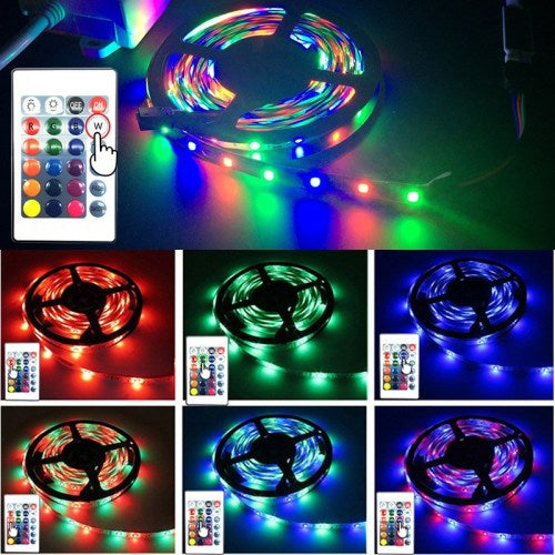 12V 5M SMD RGB 5050 Waterproof 300 LED Strip