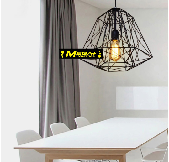 Iron Cage Industrial Pendant Light Bar