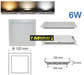 3W 6W 9W 12W 18W 24W LED downlight Square led panel light