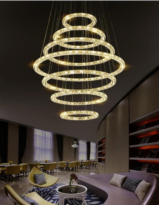 7-light-hanging-crystal-rings-2m-chrome-chandelier-staircase-luxury-villa-lighting-mega-lighting-south-africa