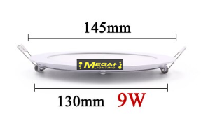 3W 6W 9W 12W 18W 24W  round led panel light