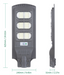 40w 60w 100w Solar Powered Wall Street Lights  with Remote PIR Motion Sensor.