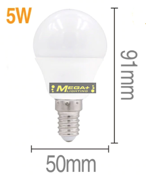 LED LampE14 220V Light Bulb 5W Cold White