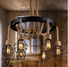 Vintage pendant lights rope Edison E27 Bulb lamp