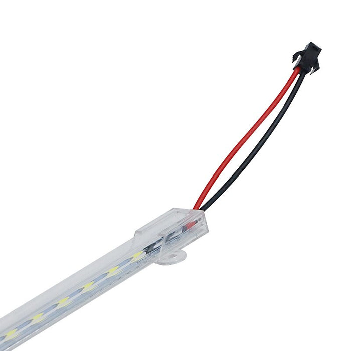 220V 1Meter  SMD 5730 Hard Rigid LED Strip Bar 144led/m Light With PC Cover/Blue/Cold White (10pc)