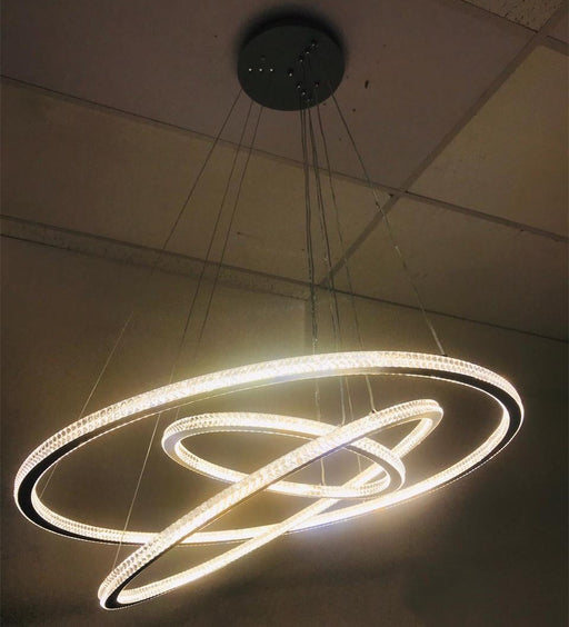 Modern Pendant Lamp Led Rings Circle Ceiling Chandelier