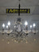American country simple candle crystal chandelier light