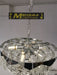 Sitting room Large Halo crystal Chandelier Led Lustres E Pendentes modern crystal lights dining room crystal pendant chandeliers