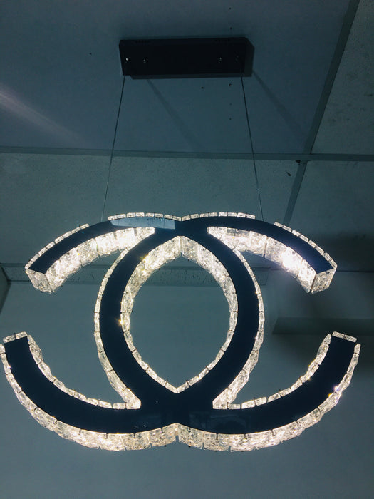 Modern LV Luxury Crystal Hanging LED Chandelier Light-MEGA LIGHTING