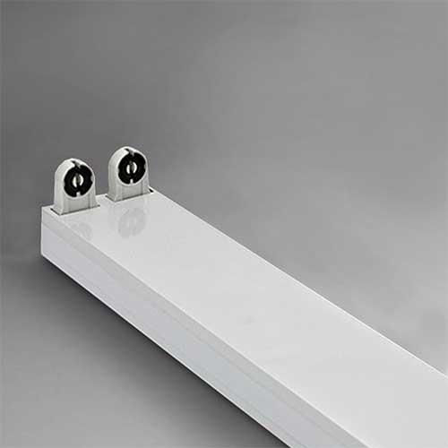 2 ft Double Open Channel LED Fitting for 2 x T8/2Ft