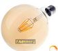 Led Filament Bulb G125 Big Global light bulb 4W 6W E27