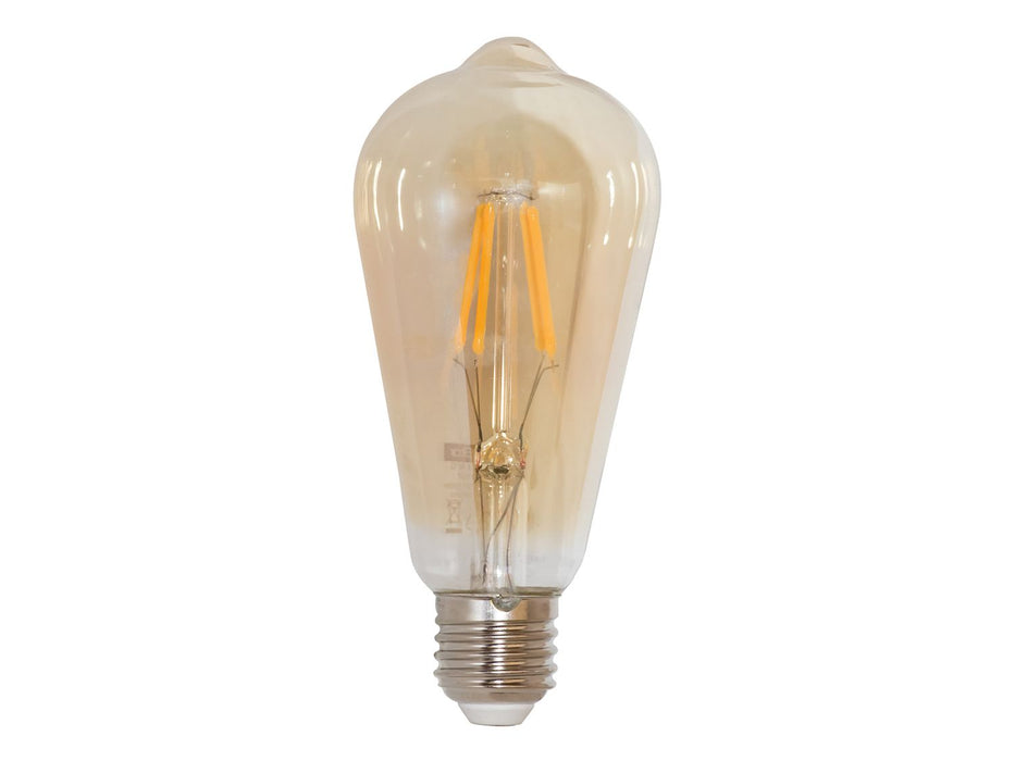 E27 4W E dison Retro Vintage Filament ST64 COB LED Bulb Light Lamp