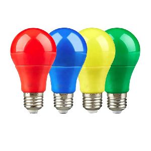 E27 7w Led colour bulbs