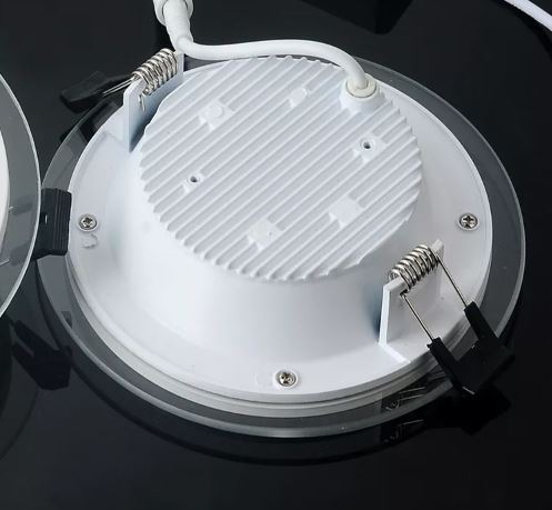 LED Panel Glass Square Downlight  Super Bright round Ceiling Recessed Panel Lights