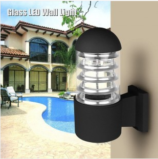 OUTDOOR WALL LAMP GLASS SINGLE