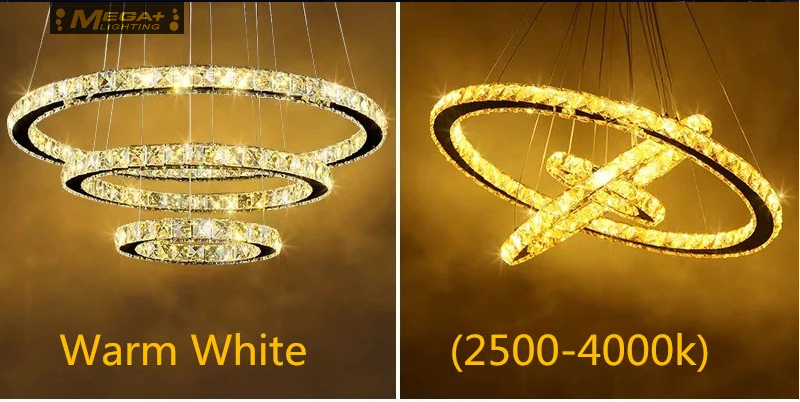 Modern LV Luxury Crystal Hanging LED Chandelier Light-MEGA LIGHTING