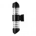 OUTDOOR WALL LAMP GLASS DOUBLE E27 up and down