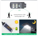 40w 60w 100w Solar Powered Wall Street Lights  with Remote PIR Motion Sensor.