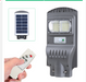 40w 60w 100w Solar Powered Wall Street Lights  with Remote PIR Motion Sensor.