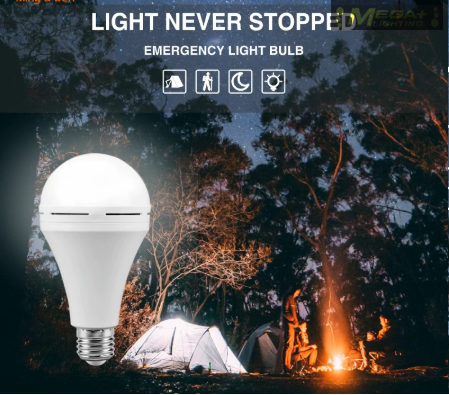 LED Emergency Light Bulb E27 18W LED Lamp Rechargeable