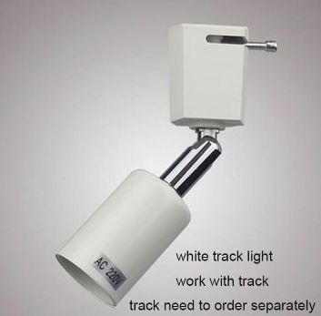 2pcs Loft Minimalist E27 Track Light Holder